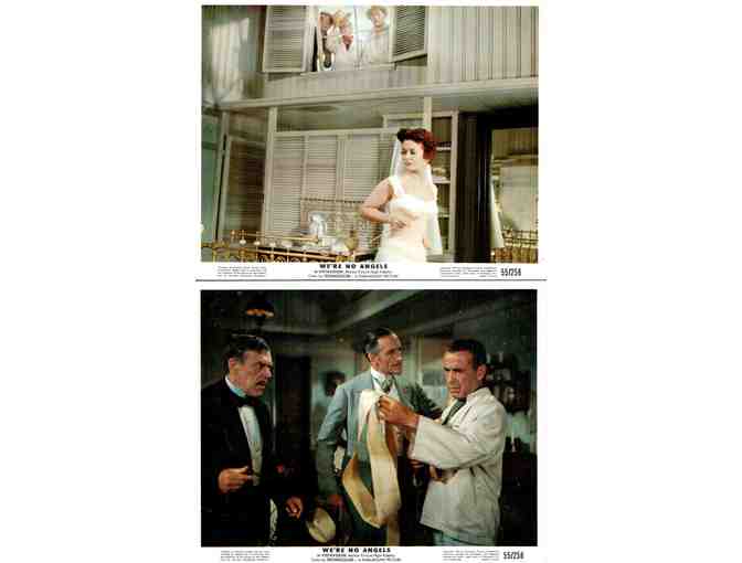 WERE NO ANGELS, 1955, mini lobby cards, Humphrey Bogart