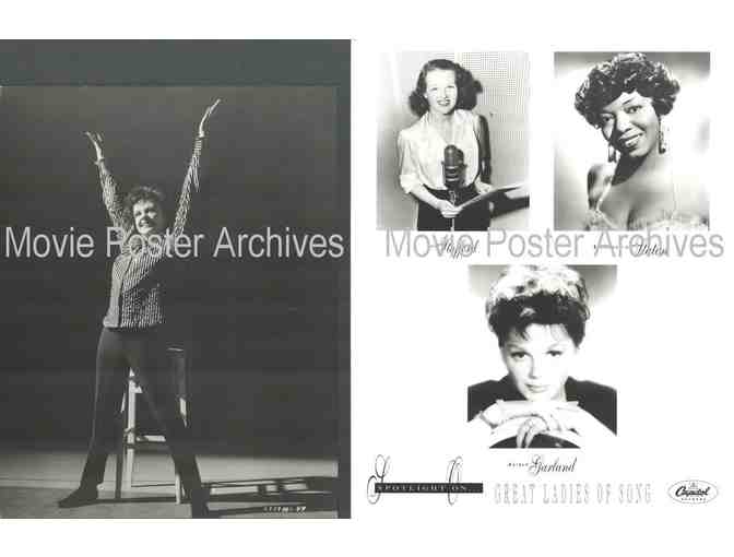 JUDY GARLAND, group of classic celebrity portraits, stills or photos