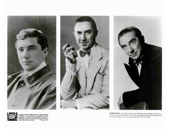 BELA LUGOSI, group of classic celebrity portraits, stills or photos