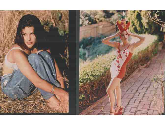 SANDRA BULLOCK, group of classic celebrity portraits, stills or photos