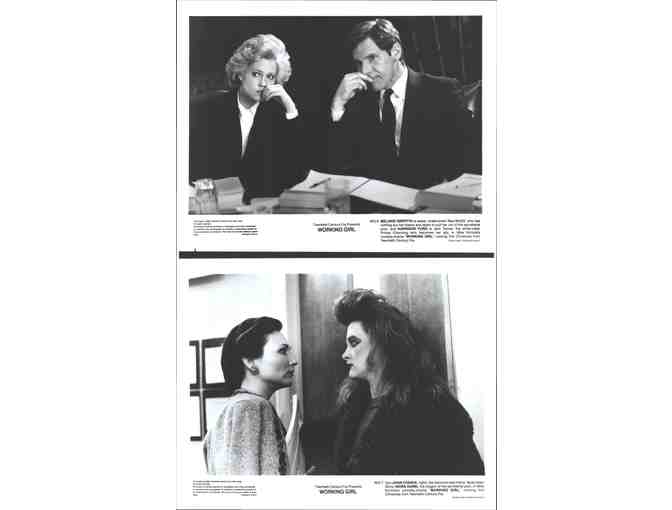 WORKING GIRL, 1988, movie stills, Harrison Ford, Sigourney Weaver