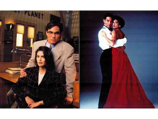 LOIS AND CLARK, photographs, Dean Cain, Teri Hatcher, Lane Smith