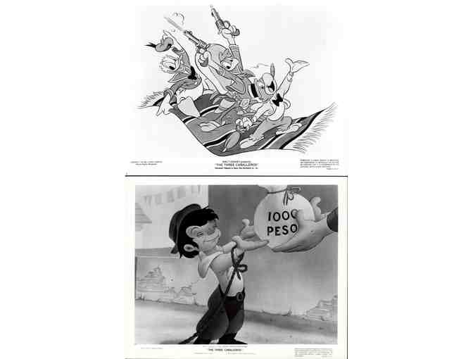THREE CABALLEROS, 1944, collectors lot, Walt Disney live and animation