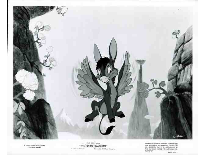 THREE CABALLEROS, 1944, collectors lot, Walt Disney live and animation