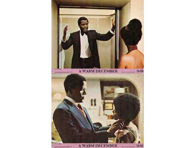 WARM DECEMBER, 1973, collectors lot, Sidney Poitier, Ester Anderson