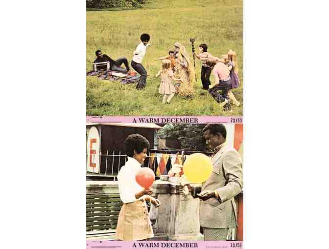 WARM DECEMBER, 1973, collectors lot, Sidney Poitier, Ester Anderson