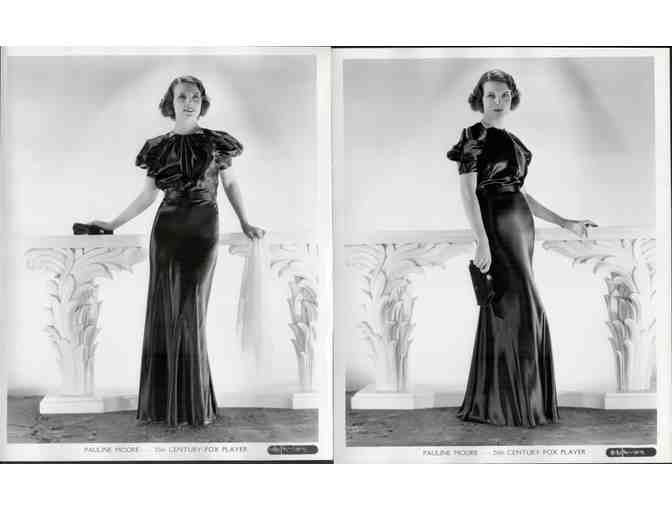 PAULINE MOORE, group of classic celebrity portraits, stills or photos