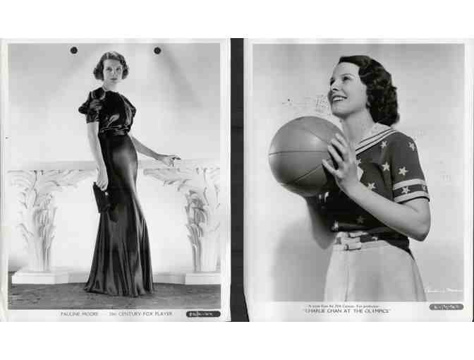 PAULINE MOORE, group of classic celebrity portraits, stills or photos