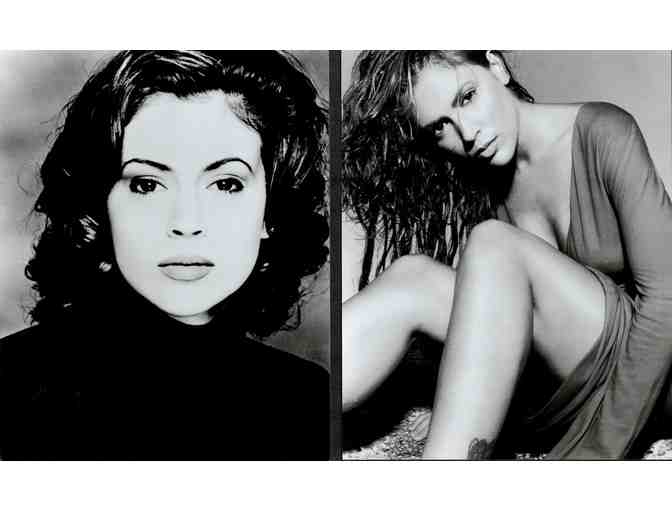 ALYSSA MILANO, group of classic celebrity portraits, stills or photos