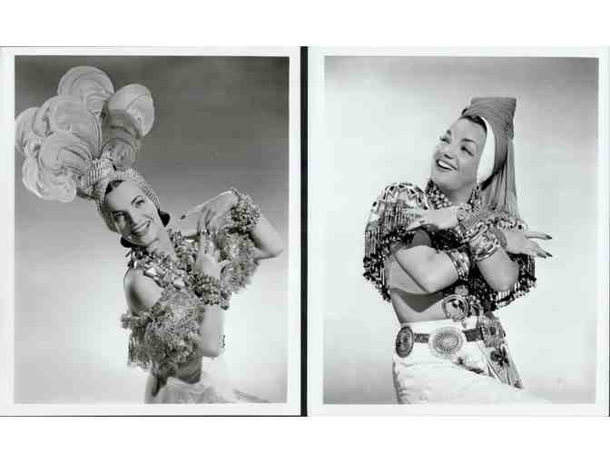 CARMEN MIRANDA, group of classic celebrity portraits, stills or photos