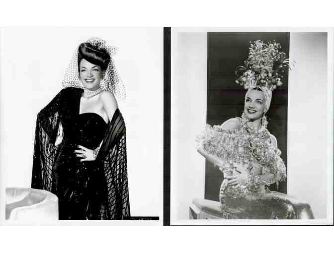 CARMEN MIRANDA, group of classic celebrity portraits, stills or photos