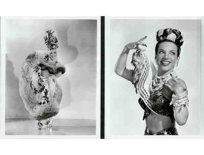 CARMEN MIRANDA, group of classic celebrity portraits, stills or photos