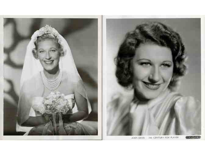 JOAN DAVIS, group of classic celebrity portraits, stills or photos