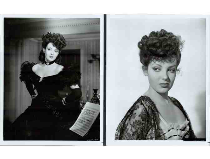 LINDA DARNELL, group of classic celebrity portraits, stills or photos