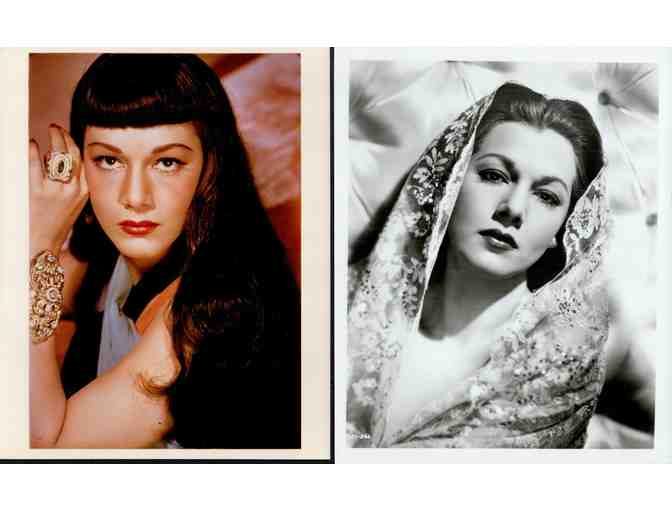 MARIA MONTEZ, group of classic celebrity portraits, stills or photos
