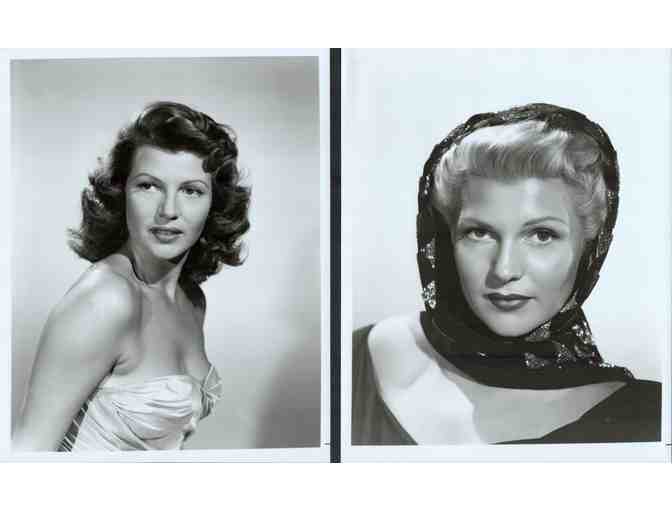 RITA HAYWORTH, group of classic celebrity portraits, stills or photos