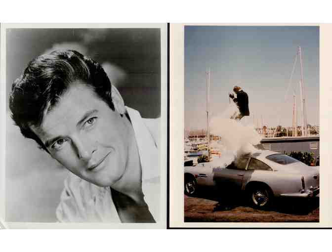 ROGER MOORE, group of classic celebrity portraits, stills or photos