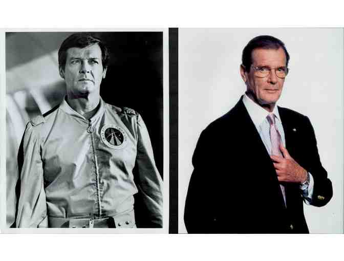 ROGER MOORE, group of classic celebrity portraits, stills or photos