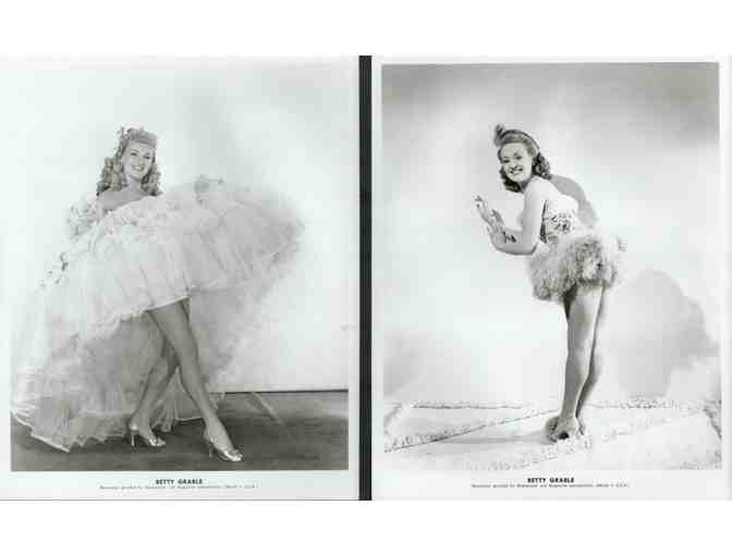 BETTY GRABLE, group of classic celebrity portraits, stills or photos