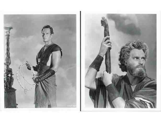 CHALTON HESTON, collectors lot, group of classic celebrity portraits, stills or photos