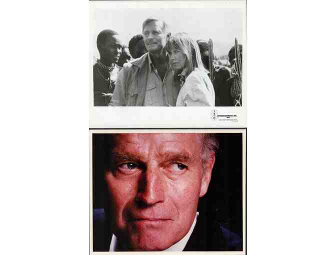 CHALTON HESTON, collectors lot, group of classic celebrity portraits, stills or photos