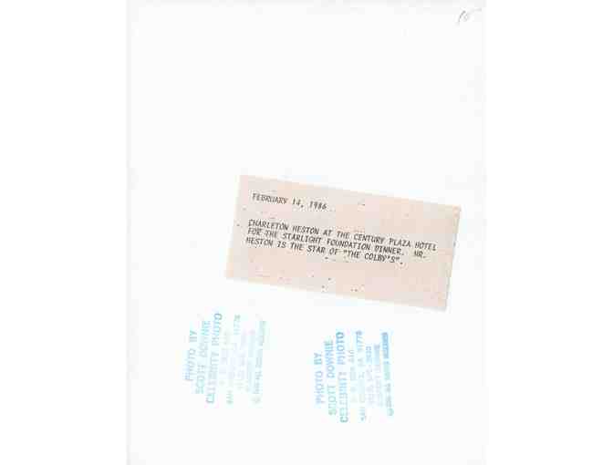 CHALTON HESTON, collectors lot, group of classic celebrity portraits, stills or photos