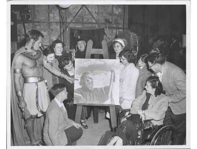 CHALTON HESTON, collectors lot, group of classic celebrity portraits, stills or photos