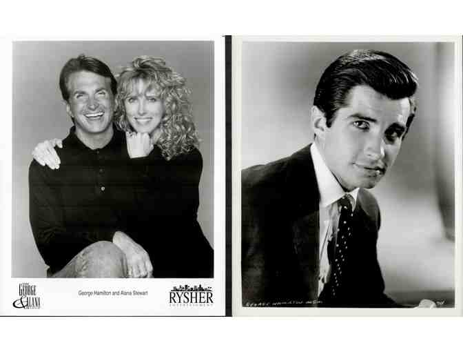 GEORGE HAMILTON, group of classic celebrity portraits, stills or photos