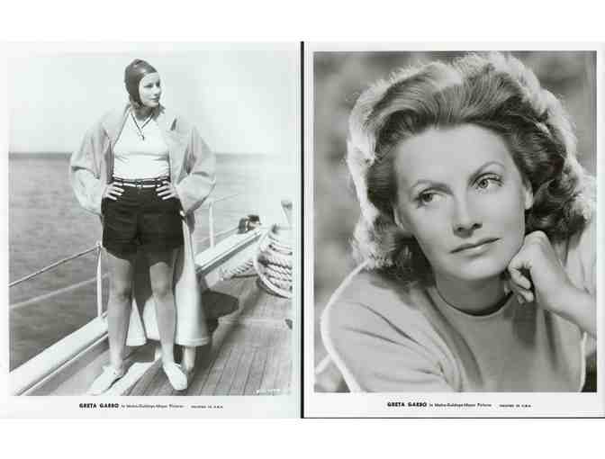 GRETA GARBO, group of classic celebrity portraits, stills or photos