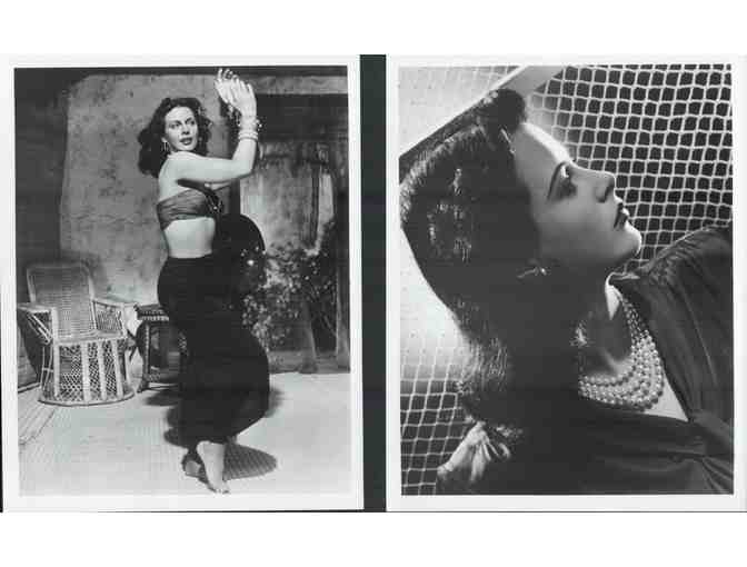 HEDY LAMAR, group of classic celebrity portraits, stills or photos