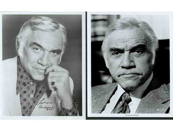 LORNE GREEN, group of classic celebrity portraits, stills or photos