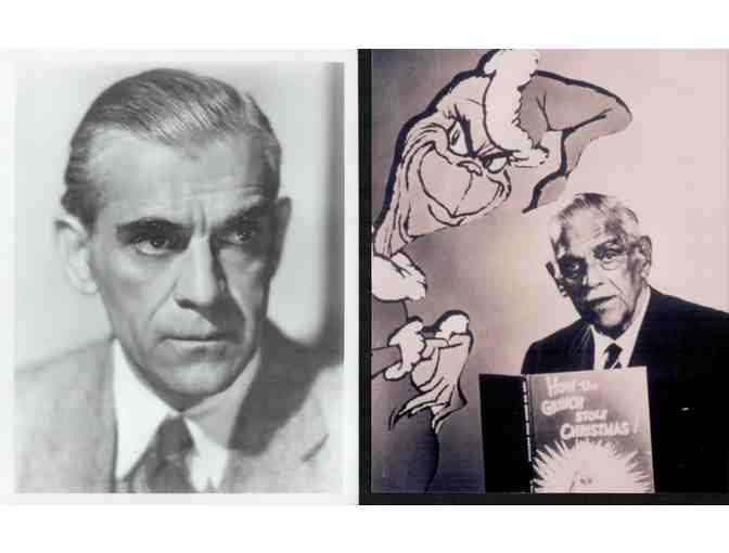 BORIS KARLOFF, group of classic celebrity portraits, stills or photos