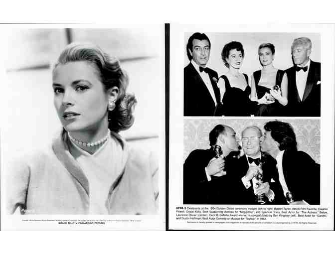 GRACE KELLY, group of classic celebrity portraits, stills or photos