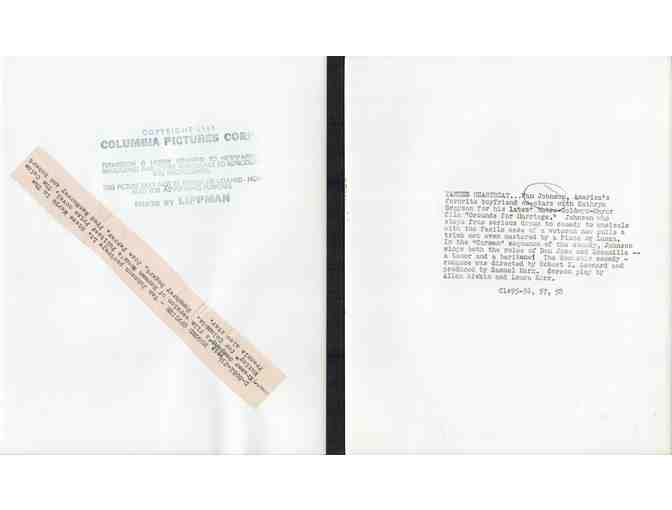 VAN JOHNSON, group of classic celebrity portraits, stills or photos