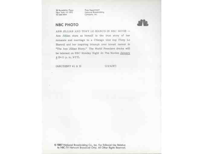 ANN JILLIAN, group of classic celebrity portraits, stills or photos