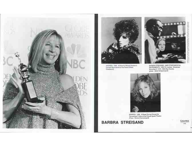 BARBRA STREISAND, group of classic celebrity portraits, stills or photos