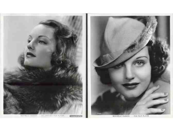 ROCHELLE HUDSON, group of classic celebrity portraits, stills or photos