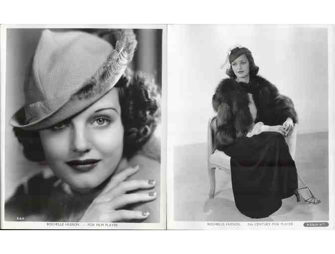 ROCHELLE HUDSON, group of classic celebrity portraits, stills or photos