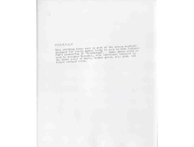 ANDREA LEEDS, group of classic celebrity portraits, stills or photos