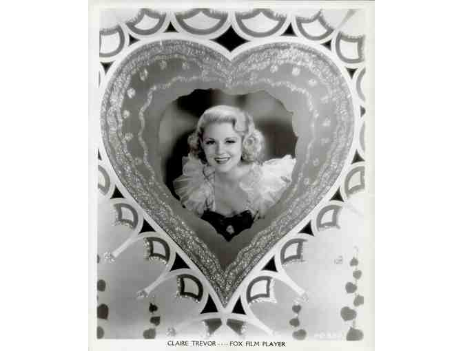 CLAIR TREVOR, group of classic celebrity portraits, stills or photos