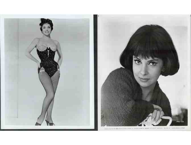 GINA LOLLOBRIGIDA, group of classic celebrity portraits, stills or photos