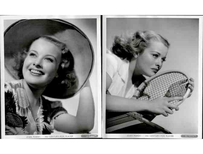 JOAN MARSH, group of classic celebrity portraits, stills or photos