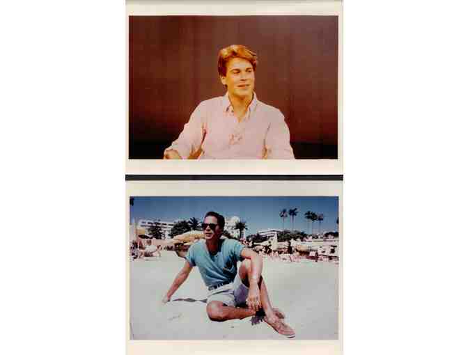 ROB LOWE, collectors lot, group of classic celebrity portraits, stills or photos
