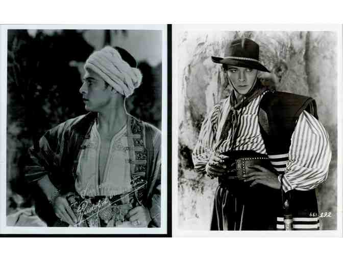 RUDOLPH VALENTINO, group of classic celebrity portraits, stills or photos