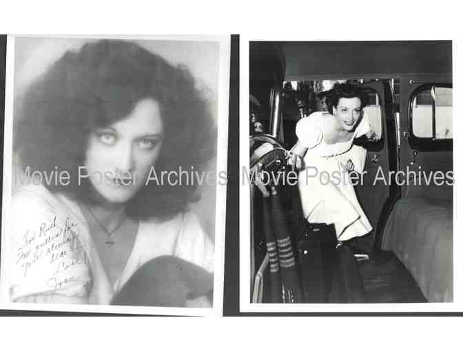 JOAN CRAWFORD, collectors lot, group of classic celebrity portraits, stills or photos