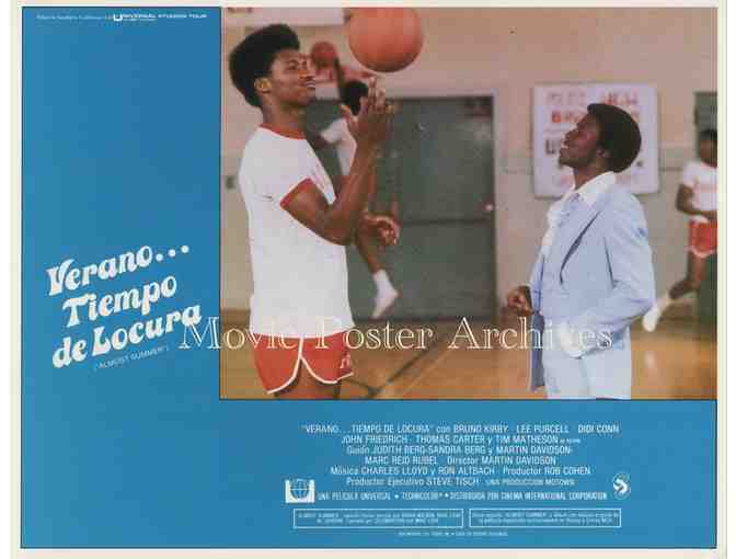 ALMOST SUMMER, 1978, Spanish lobby cards, Bruno Kirby, Tim Matheson