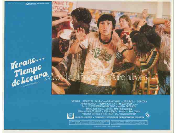 ALMOST SUMMER, 1978, Spanish lobby cards, Bruno Kirby, Tim Matheson