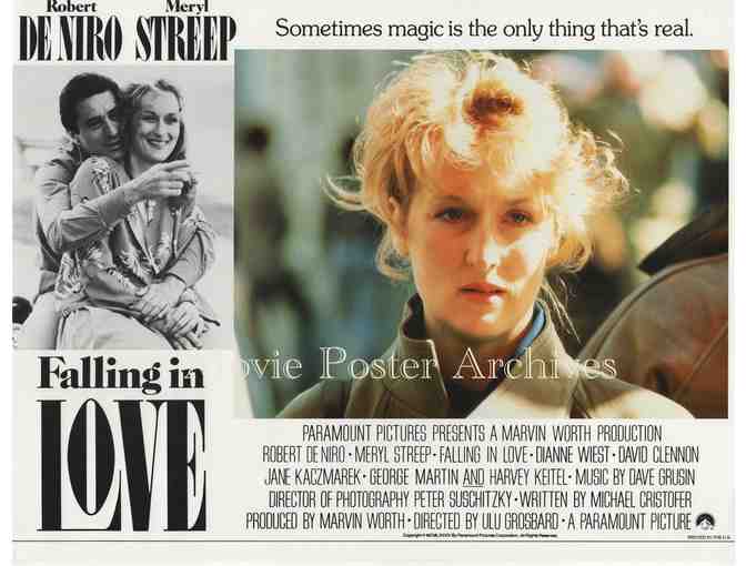 FALLING IN LOVE, 1984, lobby cards, Robert De Niro, Meryl Streep, Harvey Keitel