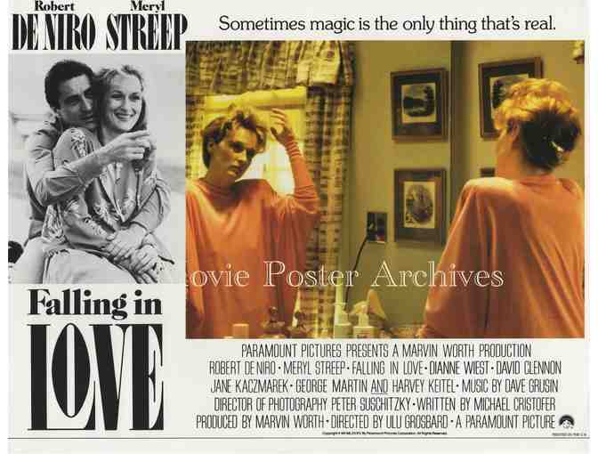 FALLING IN LOVE, 1984, lobby cards, Robert De Niro, Meryl Streep, Harvey Keitel