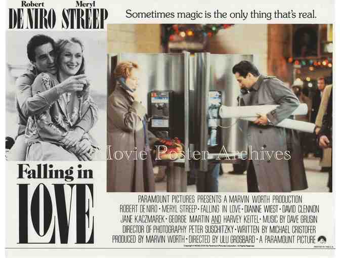 FALLING IN LOVE, 1984, lobby cards, Robert De Niro, Meryl Streep, Harvey Keitel